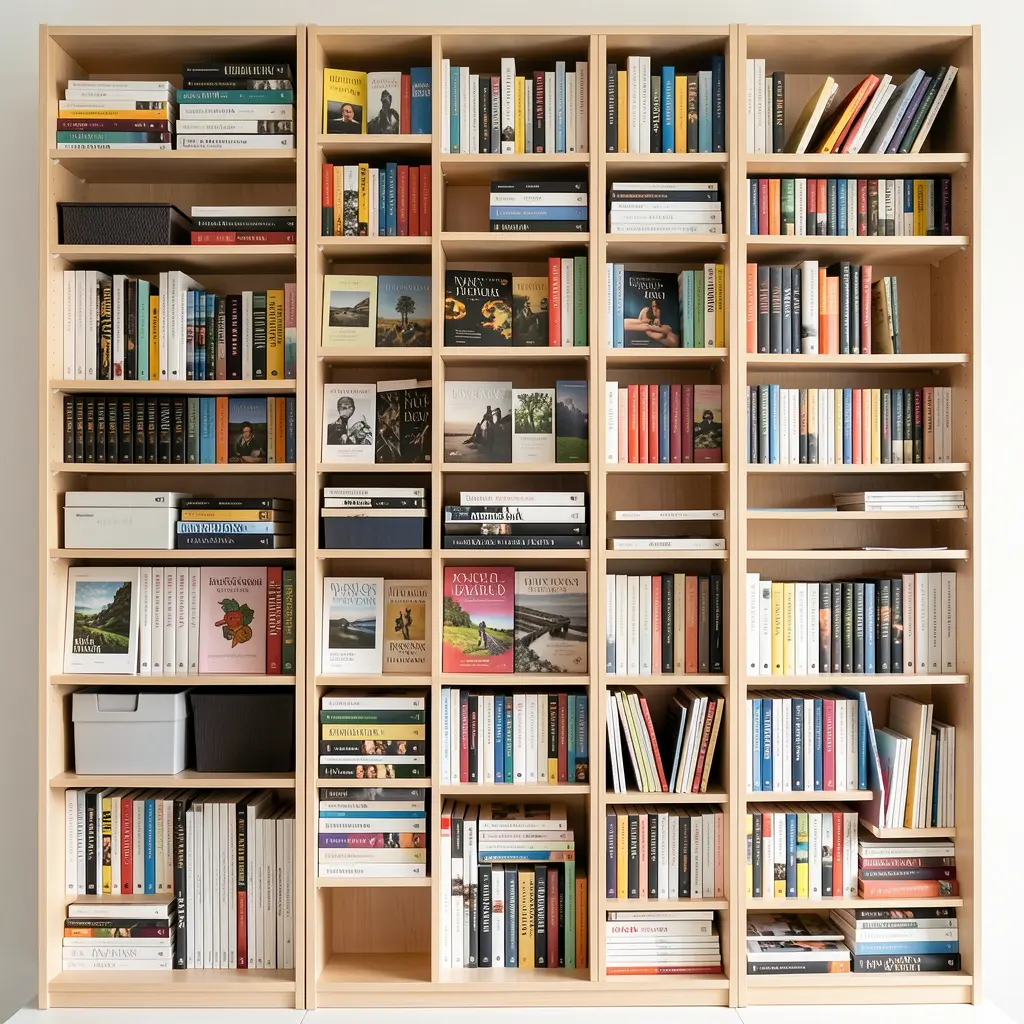 Strukturerad mappvy med organiserade digitala filer